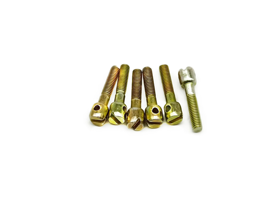 Cabeza cilíndrica con agujero Tornos de medidor de hilo grueso, tornillos de sellado de hierro galvanizado o acero inoxidable para instrumentos