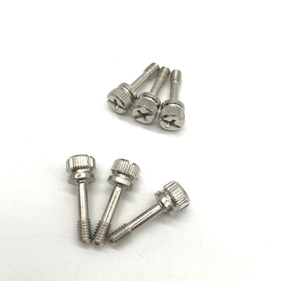 Nudo de acero inoxidable del surco del carácter de los tornillos de cautivo M4X16 once