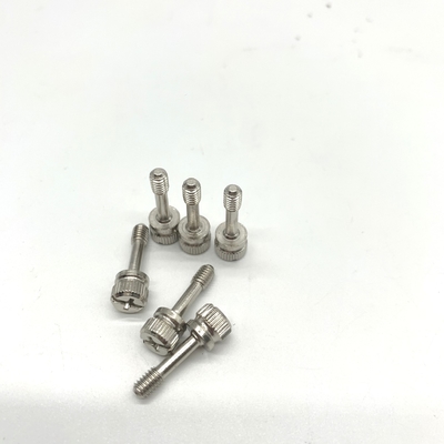 Surco que granea los tornillos de máquina de acero inoxidables, M4 tornillo prisionero A4-80