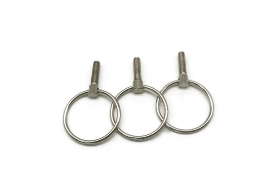 C1008 sujeción no estándar, pequeños tornillos de acero inoxidables del ojo M6x16