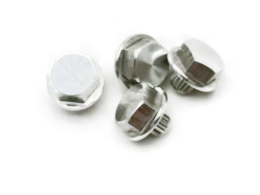 ANSI decorativo de aluminio de los clavos de las partes 6063 del torno del CNC de 7x14m m que trabaja a máquina