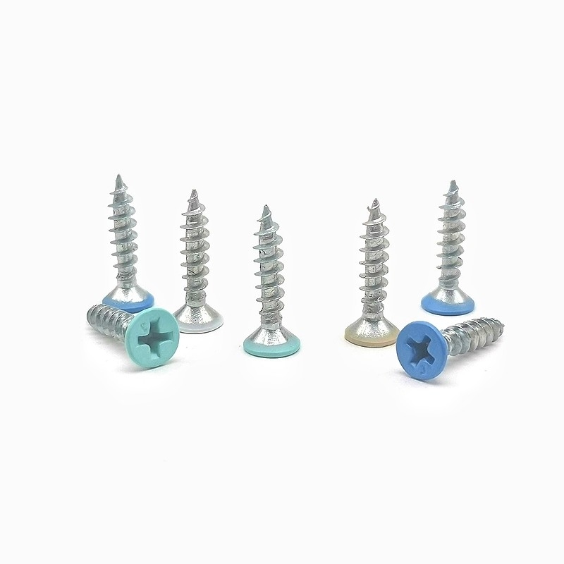 Coloree ANSI avellanado tornillo penetrante JIS de la cruz de los muebles de la pintura