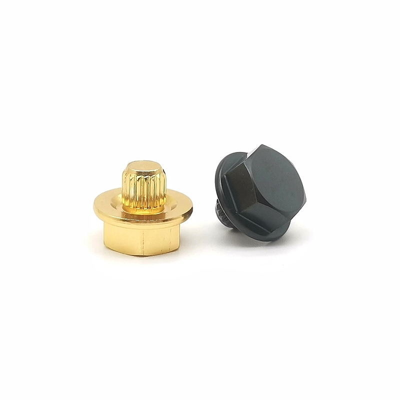 Eje decorativo recto de acero inoxidable de encargo del automóvil del clavo 6063 de la aleación de aluminio del tornillo de Laitu