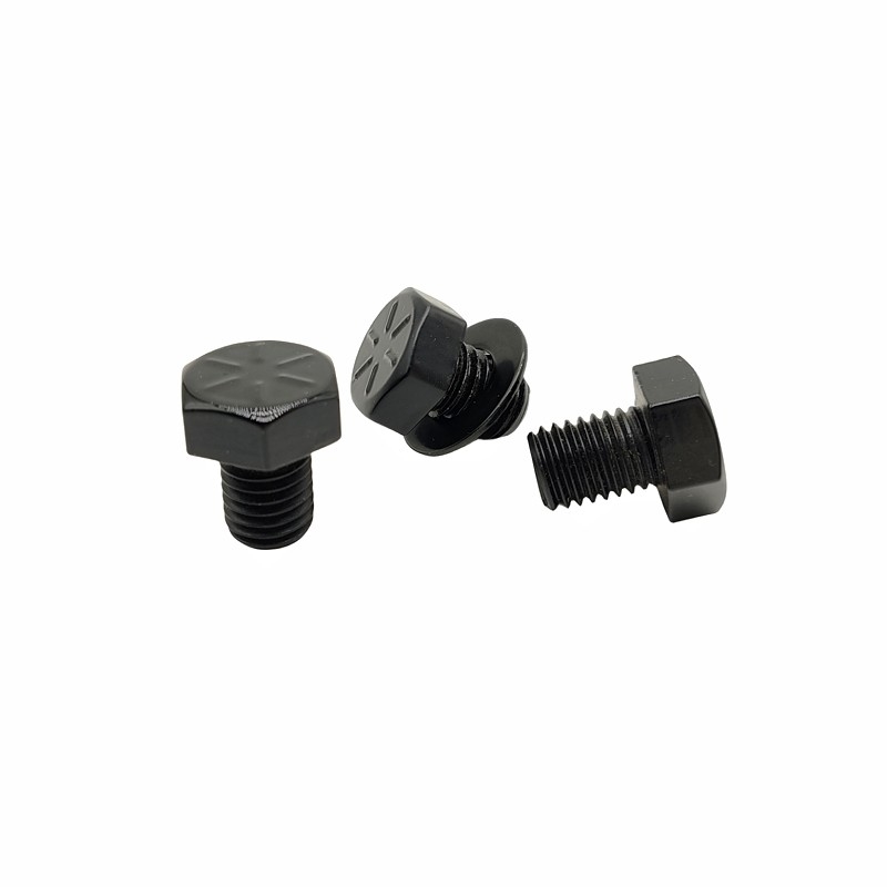8.8 Calidad de acero inoxidable Hexágono Externo Cerrojo Pintura Brillante Negro Externo Hexágono