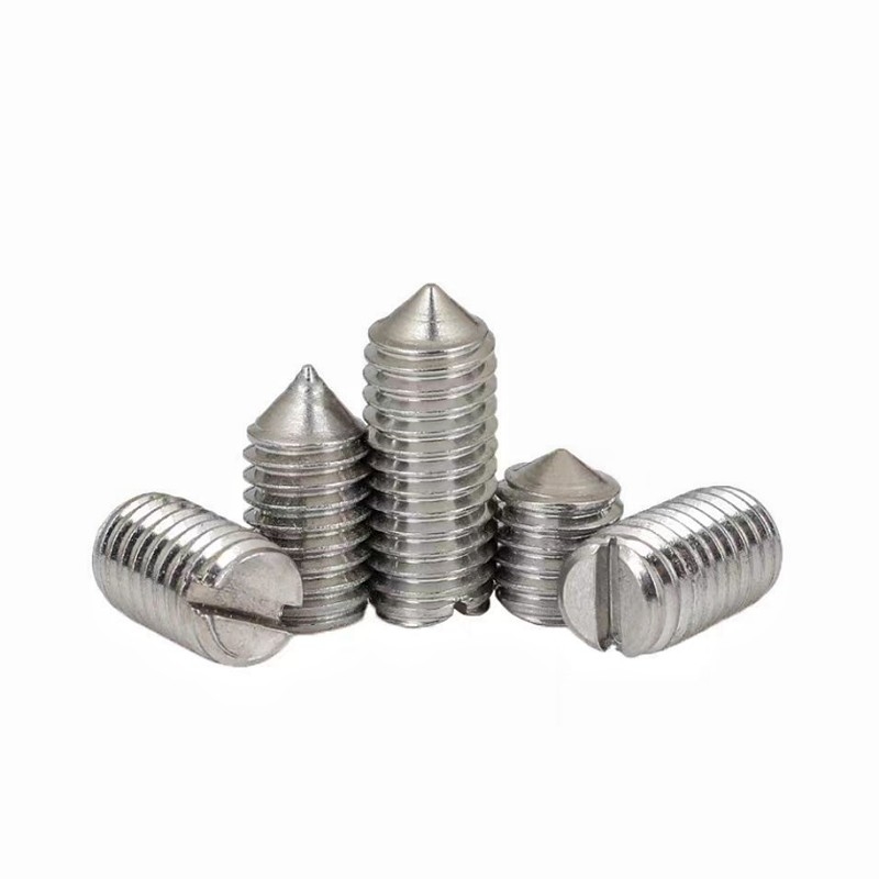Precisión máquina interminable medidor de parada tornillo con ranuras de punta conjunto de tornillo corte de ranuras de posicionamiento de tornillo