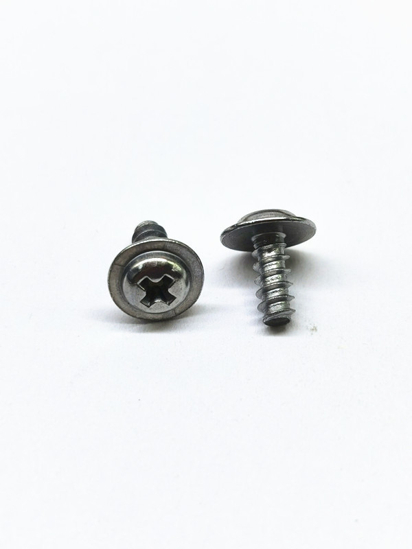 Phillips Lavadora Pan cabeza de tornillo de aleación de níquel de zinc de auto-taping para tornillos de plástico de acero inoxidable color original