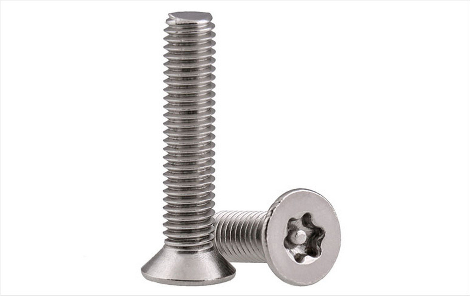 Asegure sus productos con tornillos de seguridad de acero inoxidable y diseños de accionamiento de ojo de serpiente