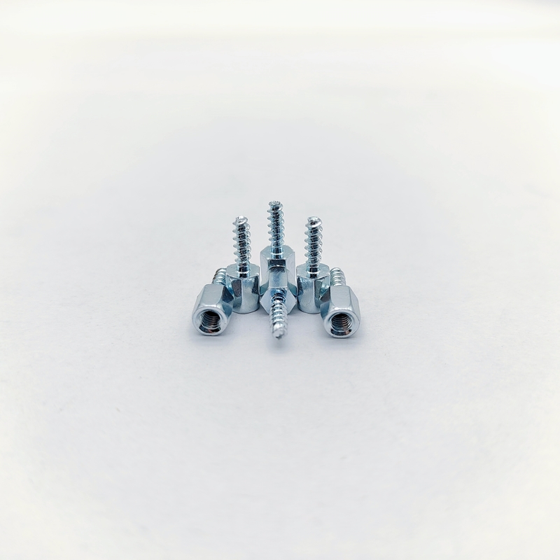 Separadores hexagonales macho-hembra roscados M2-M6 de latón y nailon para PCB