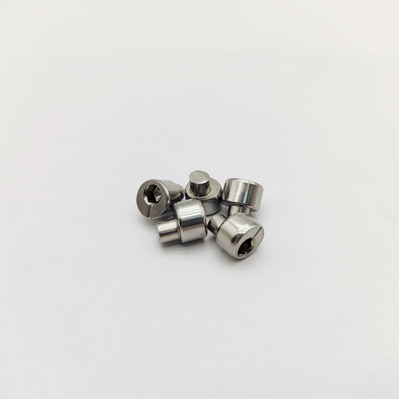 Tornillos excéntricos de hexágono interior Grado 12.9, ±1.5-3.0mm de desplazamiento, con recubrimiento Dacromet, pasador de bloqueo excéntrico