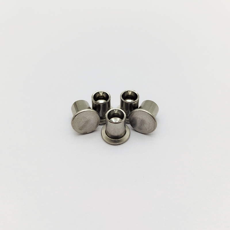 Rivetes de precisión pequeños semitúbulares - de alta resistencia de acero inoxidable - de M2 a M6 - para dispositivos e instrumentos médicos