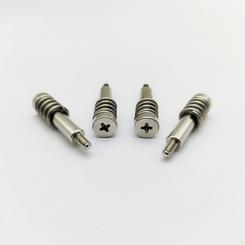 A4 de acero inoxidable hombro tornillos de resorte M3 Phillips Drive 34mm