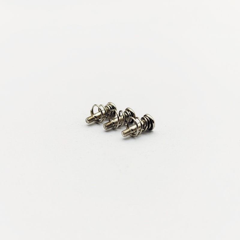 Tornillos de resorte para disipador M2, longitud 10 mm, rosca 2,5 mm, cabeza Phillips