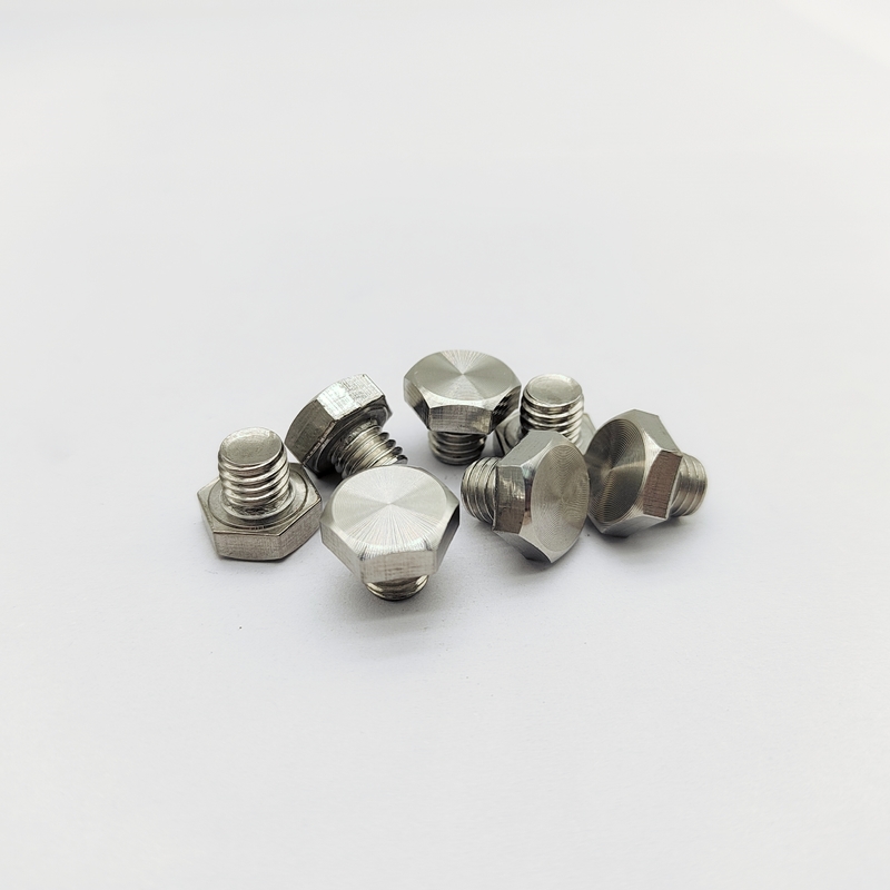 M8 Cerro de cromo 12.3mm longitud 13mm cabeza hexagonal de acero inoxidable