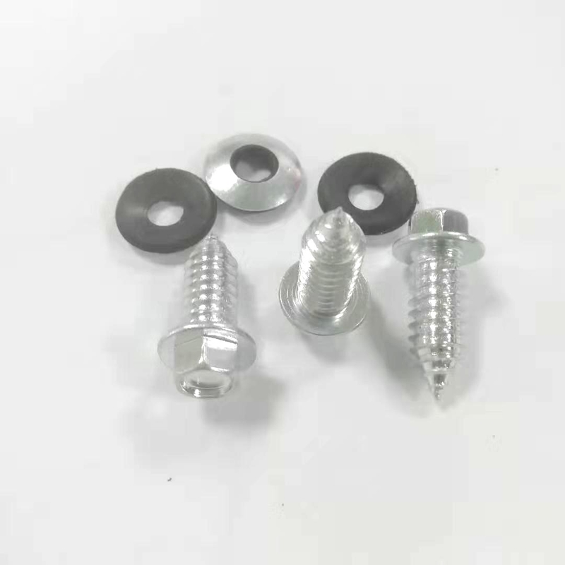 Los tornillos de acero inoxidable con lavadora de caucho 5.85x5.85 Los tornillos de techo con lavadora de hormigón