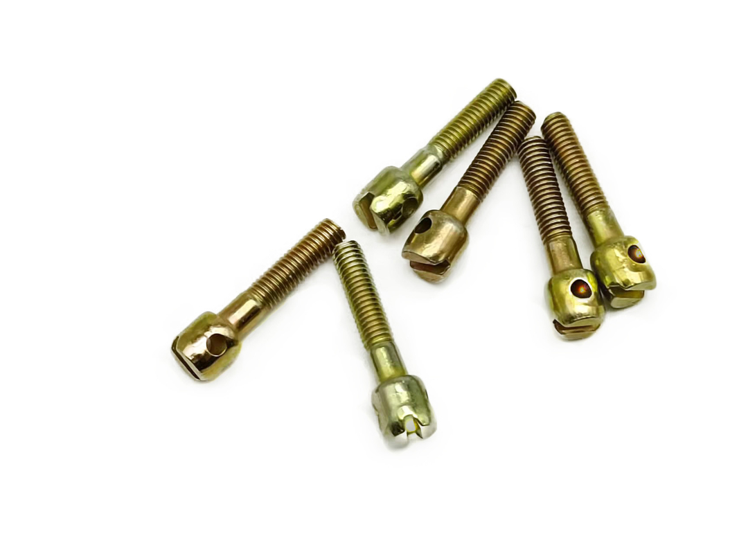 Cabeza cilíndrica con agujero Tornos de medidor de hilo grueso, tornillos de sellado de hierro galvanizado o acero inoxidable para instrumentos