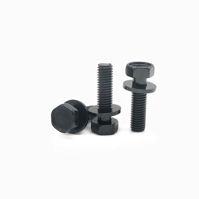 Acero de carbono Exterior Hexagonal de tornillo combinado de grado 10.9 Hexagonal de cabeza de tornillo
