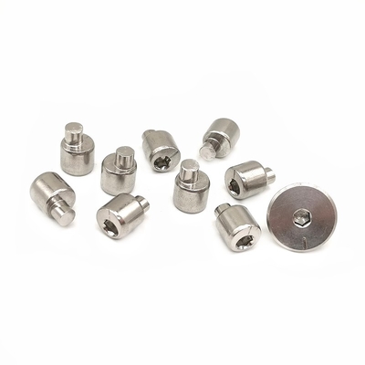 No estándares de paso personalizado Rivet anti robo tornillo excéntrico clavo