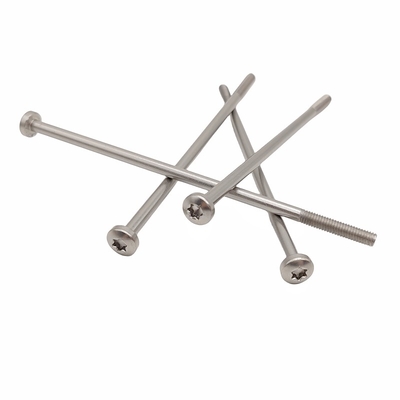 Tornos de cabeza de paneles de acero inoxidable con rosca parcial Grúa en forma de flor T30 T25 T20 T15 longitud de cabeza personalizable