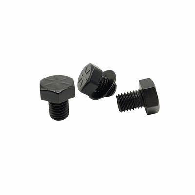 8.8 Calidad de acero inoxidable Hexágono Externo Cerrojo Pintura Brillante Negro Externo Hexágono