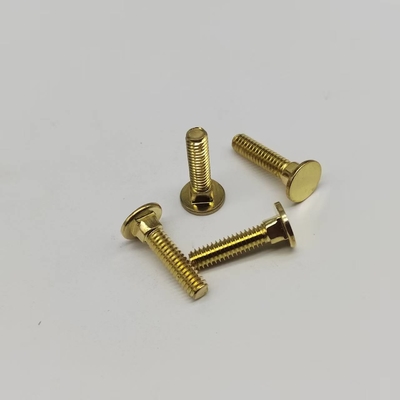 Tornos de cuello cuadrado de cobre #8-32 Tornos de dientes finos para equipos electrónicos