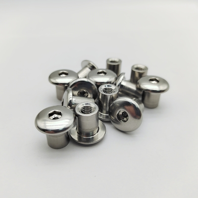 Tuercas remachables de acero inoxidable 304 con cabeza hexagonal y encastre Allen, M3 a M10, lisas, sin moleteado