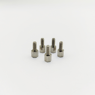 Tornillo separador hexagonal 316 de acero inoxidable #4-40 de 12 mm electropulido