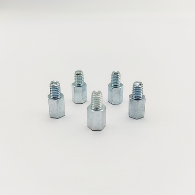 M4 Hex Standoff tornillo de acero inoxidable de 8 mm azul zincado
