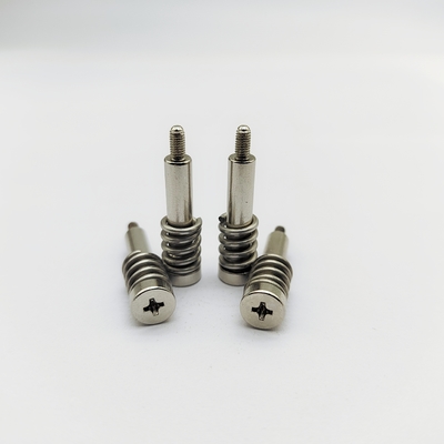 Tornillos de resorte de hombro M3 de 34 mm con zincado para automatización